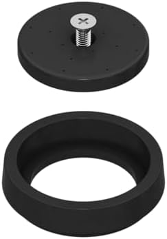 Pre-Rinse Spray Valve Repair Kit for Most 1.42 GPM Commercial Sink Faucet Dish Sprayer Touch On Kitchen Sink Faucets Spray Face Bumper and Screw Repair Part, Black