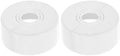 uxcell 2Pcs Wall Split Pipe Flanges, 1.18" Thick Plastic Cuttable Escutcheon Plate Plumbing Cover Fit 0.8"/1"/1.3" OD for Water Pipe Faucet Decoration, White