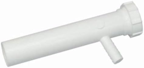 PROFLO PFTPP400 1-1/2" x 8" Plastic Slip-Joint Branch Tailpiece with 5/8" OD Branch Connection - N/A
