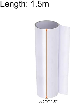 HARFINGTON Waterproof Patch Seal Tape 12" x5' Leak Repair Tape for Plastic Bucket/Basin Hoses Duct Pipes, White