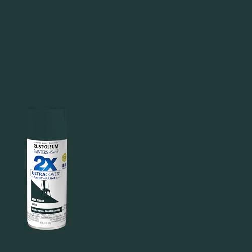 Rust-Oleum Painter's Touch 2X Ultra Cover Spray Paint, Satin Deep Timber