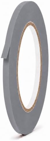 GGR Supplies CVT-536 Gray Vinyl Floor Marking Tape, 1/4 x 36 Yards | Dance Floor Tape; Gym Lane Marking; Vehicle and Boat Pinstriping; Write-On Color Coding; Conformable, Water and Oil Resistant