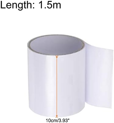 HARFINGTON Waterproof Patch Seal Tape 4" x5' Leak Repair Tape for Plastic Bucket/Basin Hoses Duct Pipes, White