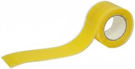 Watercraft Band Self Fusing Silicone Tape Sealant Wrap Grip Tape Repair Tape with Airtight Watertight Suitable for Boating Repairs Plumbing leaks, Yellow