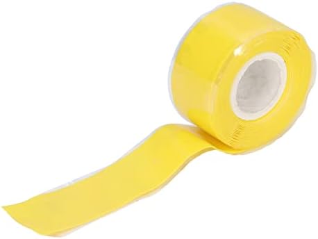 Rubber Tape, Hose Repair Tape 3 Meter Hose Tape for Leaking Hose Garden Hose Leak Repair Tape, Self Fusing Silicone Tape for Water Pipe Hose (Yellow)