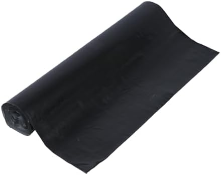 MYOYAY Self-Adhesive Rubber Roofing Membrane Roll, 39 in x 16.4 ft Waterproof Roof Repair Tape, Weatherproof Leak Patch Underlayment for Metal Roof Panels, House Porch & Shingle Roof Fix (Black)