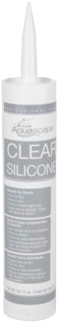 Aquascape Clear Silicone Sealant, Safe for Fish and Plants, 10.1-Ounce Caulk Tube | 82000