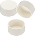 PATIKIL PVC Pipe End Caps, 3 Pack 3" Diameter Pipe Cover Cap Plug Adapter Socket Fittings for Build DIY Furniture Garden Shelf Water Line, White