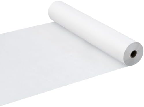 Contouring Polyester Roof Reinforcement Fabric White, 6 in x 324 ft Elastomeric Roof Coating, Roofing Tool and Fabric Sealer to Reinforce Strength for Roofs