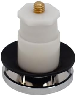 Westbrass 79338MOCP Replacement Tip-Toe Bathtub Drain Stopper with 3/8" Stem, Polished Chrome