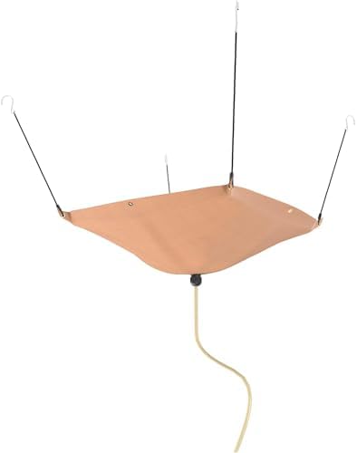 Heavy Duty Roof Leak Diverter Tarp Kit - 7x7 Ft Waterproof Ceiling Rain Catcher with Drainage System for Emergency Repairs & Rainwater Collection (Khaki)