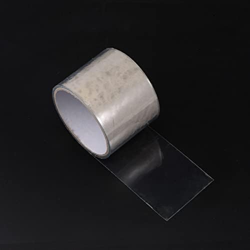 HARFINGTON Waterproof Patch Seal Tape 2" x5' Leak Repair Tape for Plastic Bucket/Basin Hoses Duct Pipes, Transparent