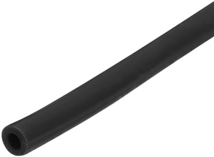 MECCANIXITY Silicone Heat Shrink Tubing 1.7:1 Ratio 3/64"(1mm) ID x 5/64"(2mm) OD 9.8ft Silicone Rubber Hose Insulation Sleeve for Automotive Wiring Marine, Black