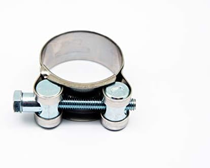 Autobahn88 T-Bolt Clamp, for Hose OD= 1.28-1.4" (32-35mm), for Fuel Pump, Filter, Hose, Plumbing (Pack of 4)