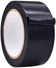 WOD VTC365 Black Vinyl Pinstriping Tape, 2 inch x 36 yds. for School Gym Marking Floor, Crafting, & Stripping Arcade1Up, Vehicles and More