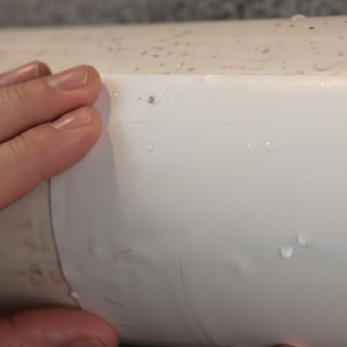 Waterproof Tape Heavy Duty – Strong Patch & Seal Tape for Leaks, Roof Repair, Pipes, Tarps, RV Roof, Windows, Under Door Seal, Screen Repair, Plumbing, Duct Tape Alternative (Clear)