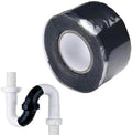 Black Seal Self-Fusing Silicone Repair Tape, Waterproof Pipe Sealing, Stretch-Resistant Tape Weatherproof Self Fusing Sealing Tape for Emergency Pipeline Repair/Cable Bandage/Tool Fixing