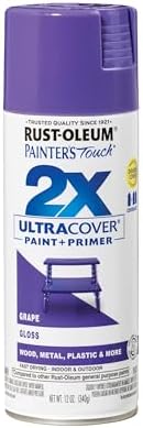 Rust-Oleum Painter's Touch 2X Ultra Cover Spray Paint, Gloss Grape