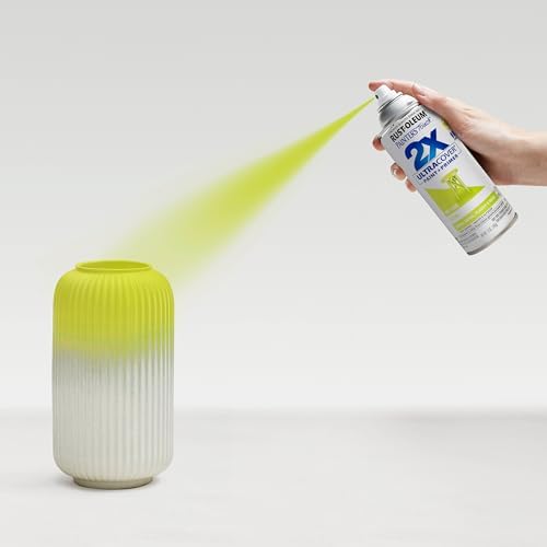 Rust-Oleum 334036-6PK Painter's Touch 2X Ultra Cover Spray Paint, 12 oz, Gloss Key Lime, 6 Pack