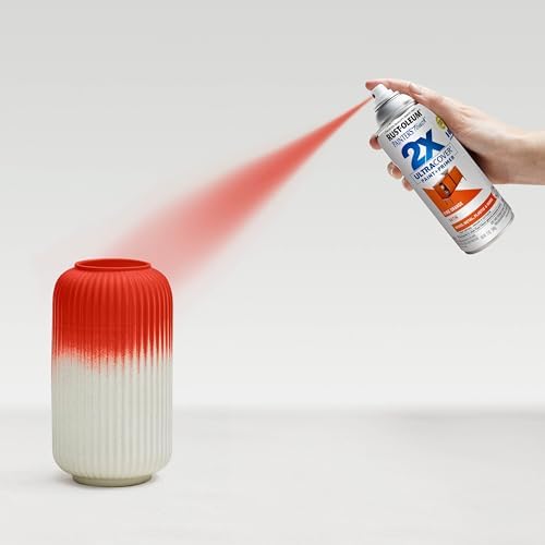 Rust-Oleum Painter's Touch 2X Ultra Cover Spray Paint, Satin Fire Orange
