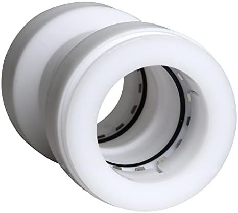 Keeney Insta-Plumb 1-1/2 in. Straight Tubing Coupling - Push Fit System, White