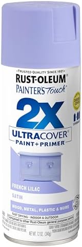 Rust-Oleum Painter's Touch 2X Ultra Cover Spray Paint, Satin French Lilac
