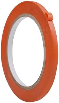 WOD VTC365 Orange Vinyl Pinstriping Tape, 1/4 inch x 36 yds. for School Gym Marking Floor, Crafting, & Stripping Arcade1Up, Vehicles and More