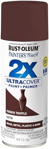 Rust-Oleum Painter's Touch 2X Ultra Cover Spray Paint, Satin French Truffle