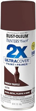 Rust-Oleum Painter's Touch 2X Ultra Cover Spray Paint, Satin French Truffle