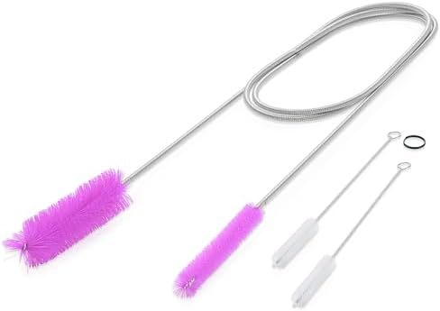 72" Flexible Drain Auger Clog Remover - Plumbing Snake Purple