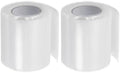 HARFINGTON 2 Rolls Self Fusing Silicone Tape 2" x 3ft x 0.04" Waterproof Sealing Plumbing Rubber Tape for Water Pipe Hose Leak Silicone Grip Repair Seal, White