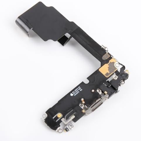 for iPhone 15 Pro Lightning Charging Port Replacement USB Dock Connector Flex Cable Assembly with Waterproof Tape Tool Kit for A2848 A3101 A3102 A3104(Natural Titanium)