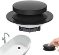 Hibbent 3 in 1 Metal Bathtub Drain Stopper, Universal Pop Up Tub Stopper