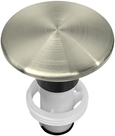 972-098J Brushed Nickel Bathroom Sink Push & Seal Pop Up Drain Stopper
