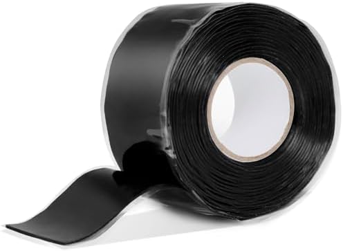 Self-Fusing Silicone Tape 1inx10', Hose Repair Tape, Heavy Duty Leak Proof Sealing Tape for Pipe & Plumbing Repairs, Wraping Electrical Wires,Tool Fixation,Dumbbells,More DIY Repairs (20 Mil)