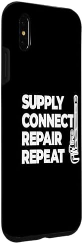 Supply Connect Repair Plumbing Case for iPhone Xs Max