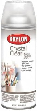 Krylon K01303007 Acrylic Spray Paint Crystal Clear in 11-Ounce Aerosol