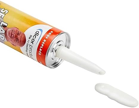 Dicor 501LSW-1 Epdm Self-Leveling Lap Sealant-10.3 Oz. Tube, White, 10.3 Fluid_Ounces (Packaging May Vary)
