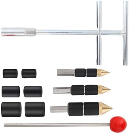 Pipe Water Stopper Kit, Hot Melt Water Stop Needles for Pipe Line Repair, Plumbing Tool with T Wrench and Rubber Sleeves for Home Renovation and Building Maintenance