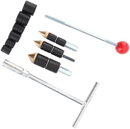 Stainless Steel Pipe Water Stopper Tool, Hot Melt Water Stop Needle Kit with Rubber Rings and Wrench for Emergency Leak Repair in Walls Corners Tunnels