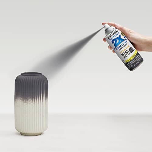 Rust-Oleum 331187 Painter's Touch 2X Ultra Cover Spray Paint, 12 oz, Ultra Matte Slate (Pack of 4)