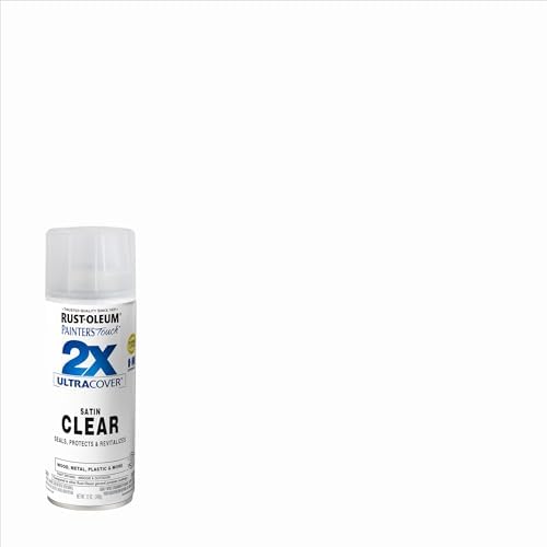 Rust-Oleum Painter's Touch 2X Ultra Cover Spray Paint, Satin Clear