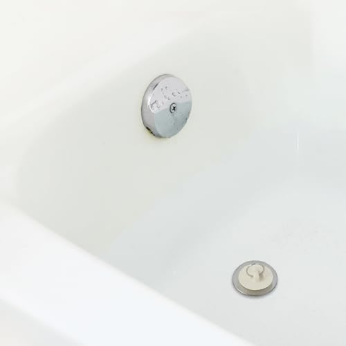 Danco 1-1/2 Inch Rubber Drain Stopper with Pull Ring, Off-White, (80227)