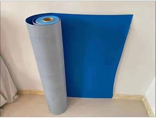 Blue Self-Adhesive Sheds Roofing Felt, Asphalt Roof Shingles Repair Tape, Roof Protector Underlayment Roll, Flashing Tape for Roofs, Waterproofing Roof Cladding(20x100cm/0.65x3.3ft)