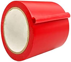 WOD VTC365 Red Vinyl Pinstriping Tape, 4 inch x 36 yds. for School Gym Marking Floor, Crafting, & Stripping Arcade1Up, Vehicles and More