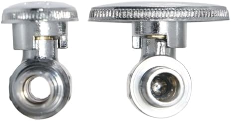 2 Pack XFITTING 1/2" Pex Mini Straight Ball Valve, Barb Crimp, Full Port