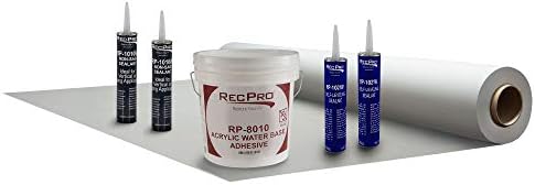 RecPro 4' x 12' RV PVC Slide Out Roof Kit (with Shipping Tube)