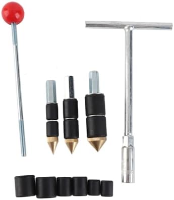 Stainless Steel Pipe Water Stopper Tool, Hot Melt Water Stop Needle Kit with Rubber Rings and Wrench for Emergency Leak Repair in Walls Corners Tunnels