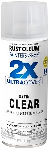Rust-Oleum Painter's Touch 2X Ultra Cover Spray Paint, Satin Clear