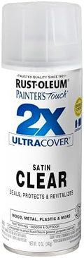 Rust-Oleum Painter's Touch 2X Ultra Cover Spray Paint, Satin Clear